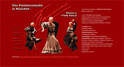 Desktop Screenshot of flamenco-muenchen.de